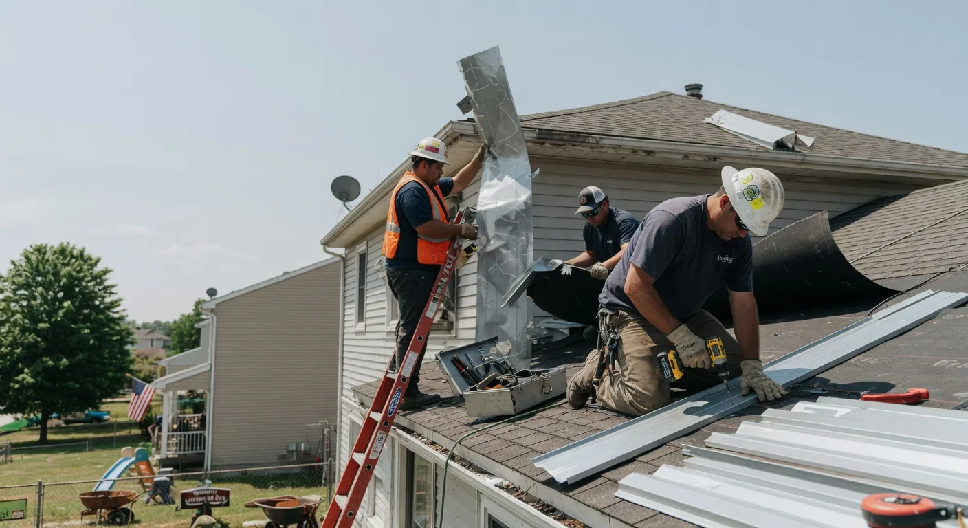 Storm Damage Metal Roof Repair in Enville, TN